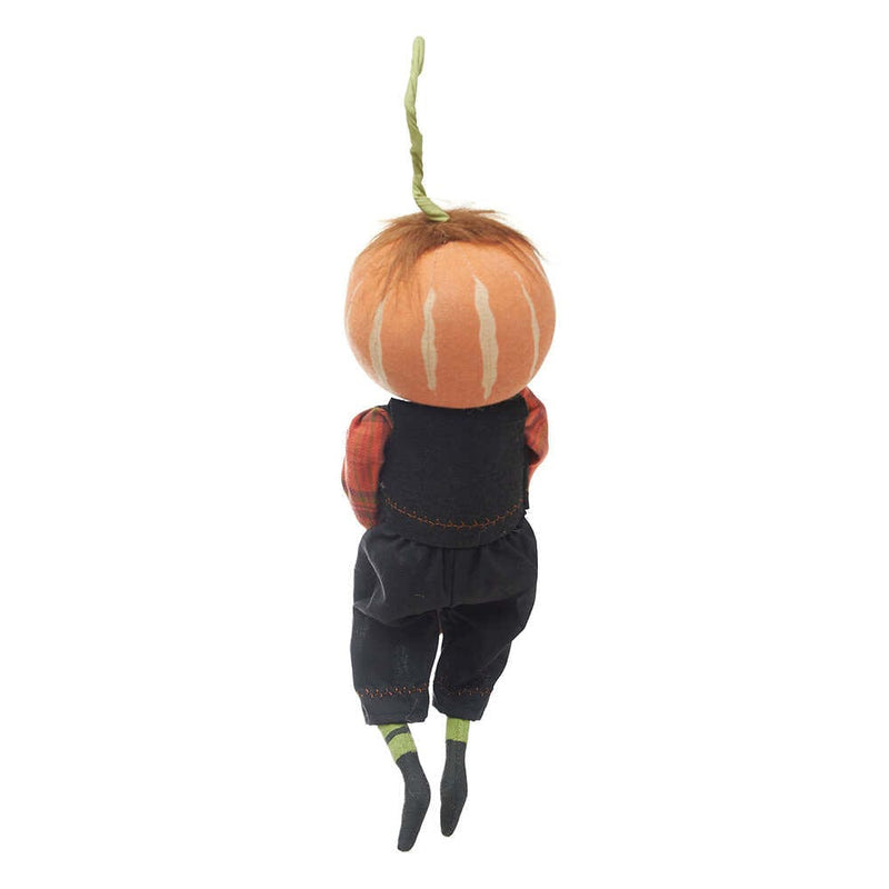 Quirks! Gathered Traditions Halloween by Joe Spencer Nevin Pumpkin Head Boy Gathered Traditions Art Doll by Joe Spencer