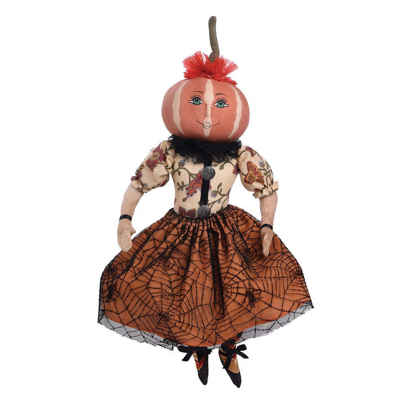 Quirks! Gathered Traditions Halloween by Joe Spencer Penelope Pumpkin Head Girl Gathered Traditions Art Doll by Joe Spencer