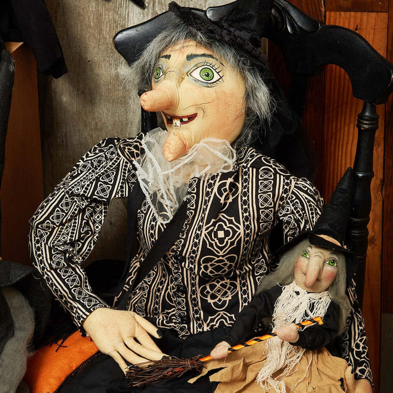 Quirks! Gathered Traditions Halloween by Joe Spencer Vahn Witch Gathered Traditions Art Doll by Joe Spencer