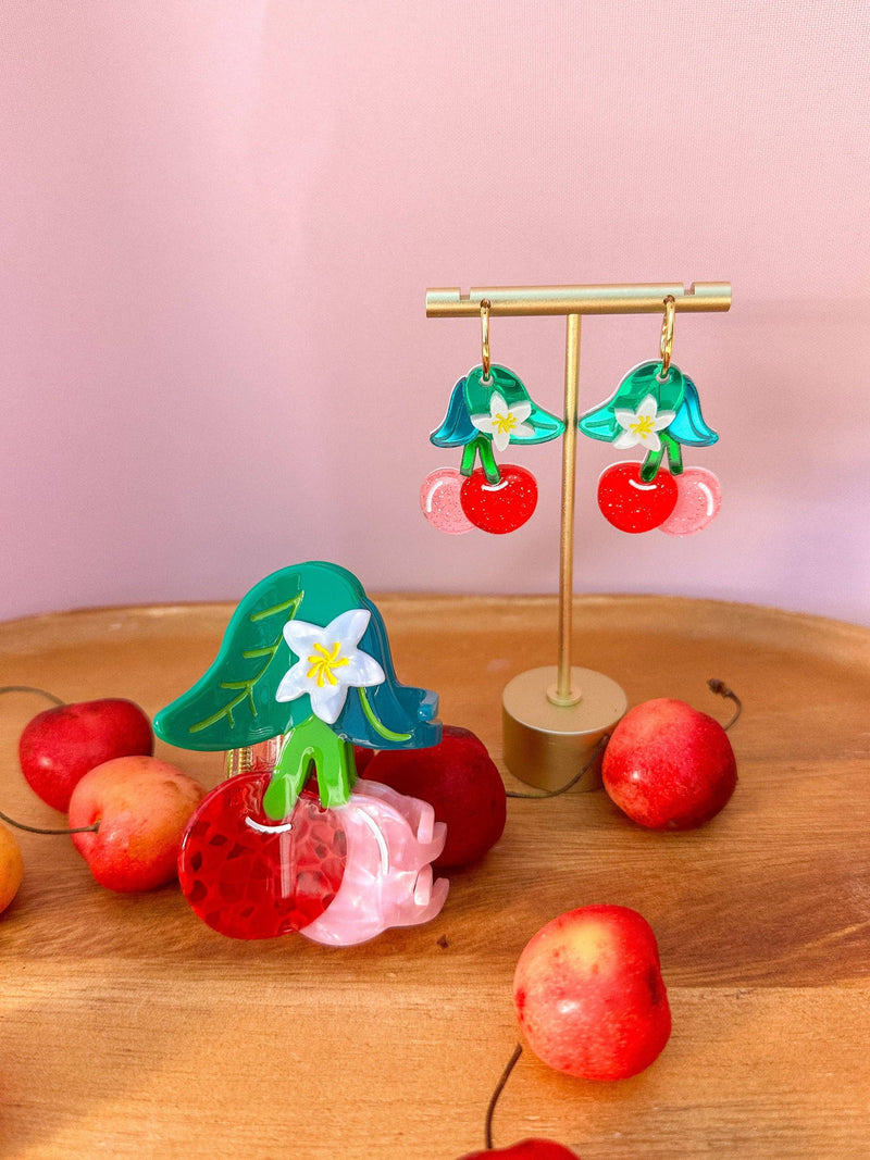 Quirks! Hair Clips Cherry Hair Claw Clip