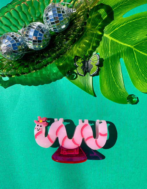 Quirks! Hair Clips Cowboy Worm Acetate Hair Claw