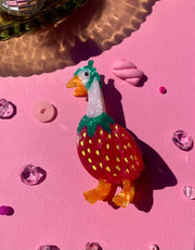 Quirks! Hair Clips Gooseberry Acetate Hair Claw