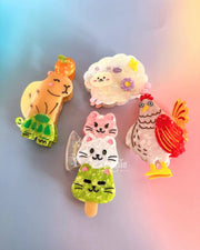 Quirks! Hair Clips Nugget the Chicken Hair Claw Clip