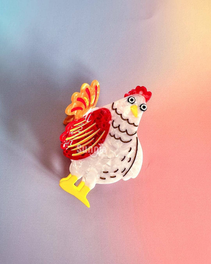 Quirks! Hair Clips Nugget the Chicken Hair Claw Clip