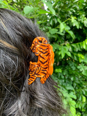Quirks! Hair Clips Tiger Acetate Hair Claw 