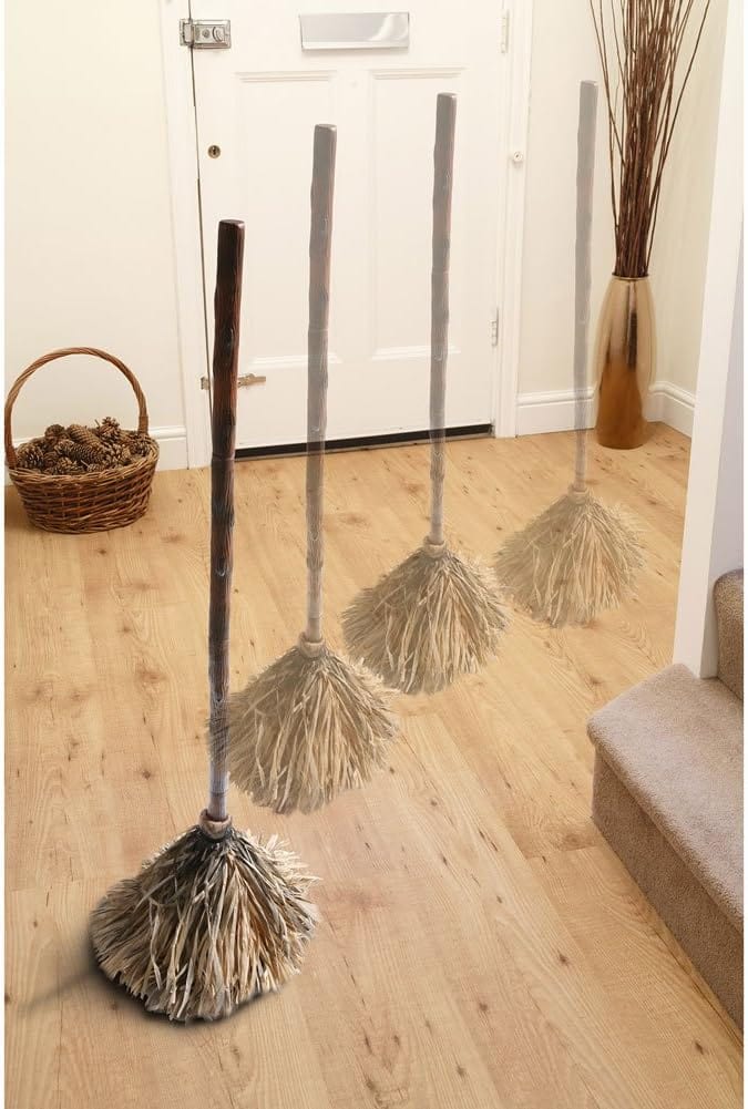 Quirks! Halloween, Seasonal Decor 47" Haunted Dancing Broom