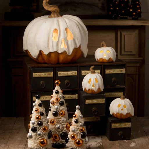 Quirks! Halloween, Seasonal Decor Ghost Jack Luminary Tall by Bethany Lowe Designs