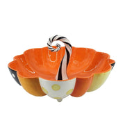 Quirks! Halloween, Seasonal Decor Halloween Carnival Pumpkin Serving Bowl by December Diamonds