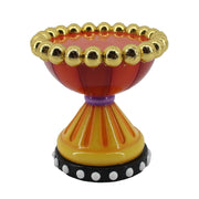 Quirks! Halloween, Seasonal Decor Halloween Carnival Red and Orange Candle Holder by December Diamonds