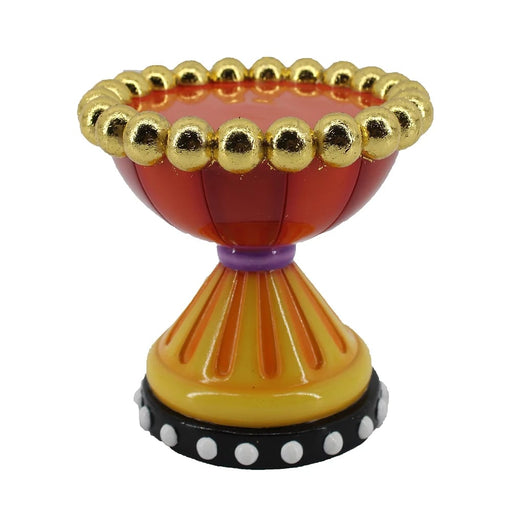 Quirks! Halloween, Seasonal Decor Halloween Carnival Red and Orange Candle Holder by December Diamonds