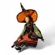 Quirks! Halloween, Seasonal Decor Lucinda Jinx Witch Doll 42" by Katherine's Collection