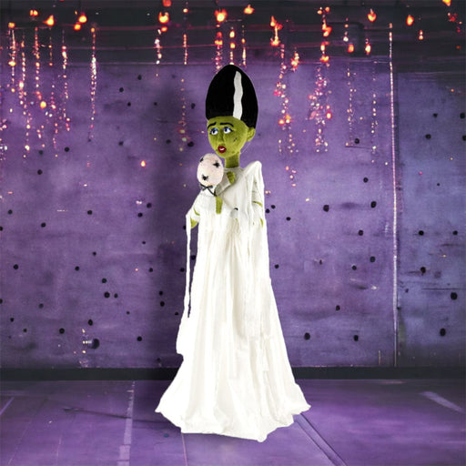 Quirks! Halloween, Seasonal Decor Monster Bride Holding Cotton Candy by December Diamonds