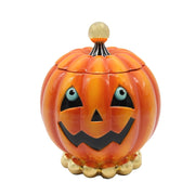 Quirks! Halloween, Seasonal Decor Pumpkin Cookie Jar by December Diamonds