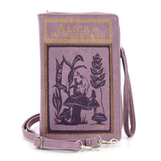 Quirks! Handbag Alice in Wonderland Book Handbag - LAVENDER