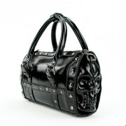 Quirks! Handbag Dual Skull Satchel Bag