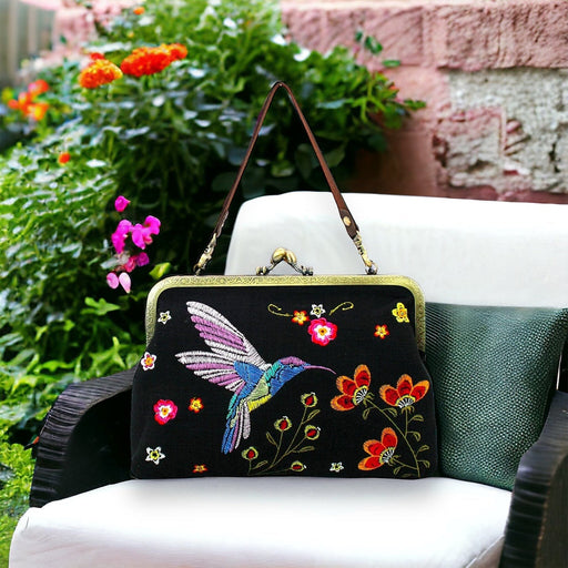 Quirks! handbag Hummingbird Kisslock Handbag