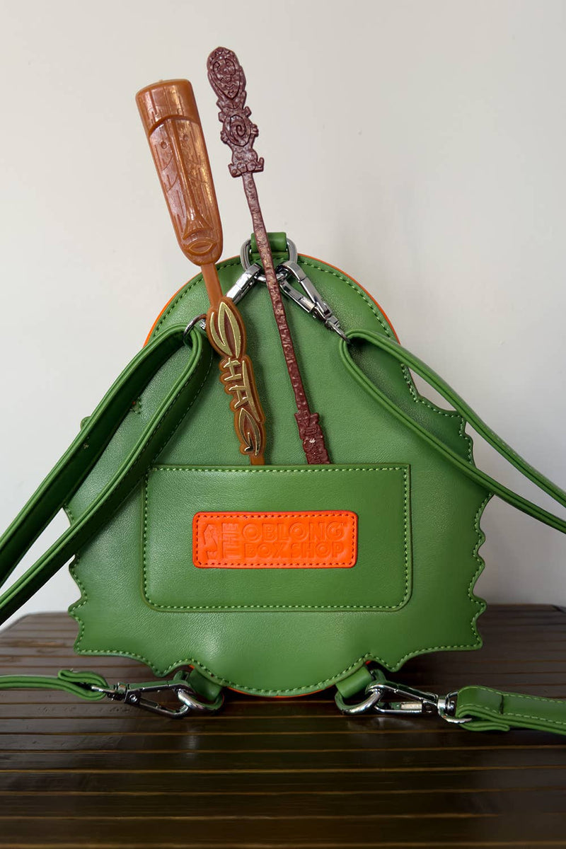 Quirks! Handbag Swamp Creature Tiki Mug Backpack/Purse