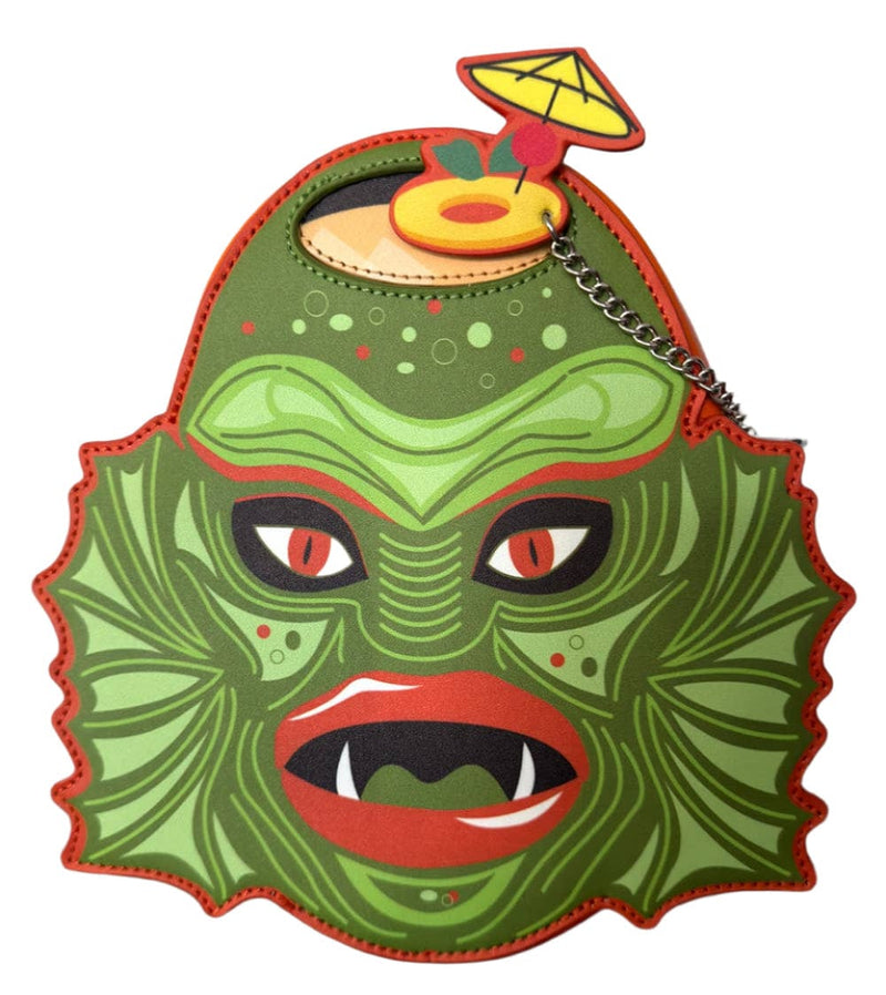 Quirks! Handbag Swamp Creature Tiki Mug Backpack/Purse