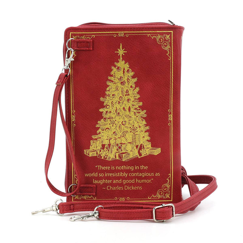 Quirks! Handbags A Christmas Carol Book Clutch Handbag