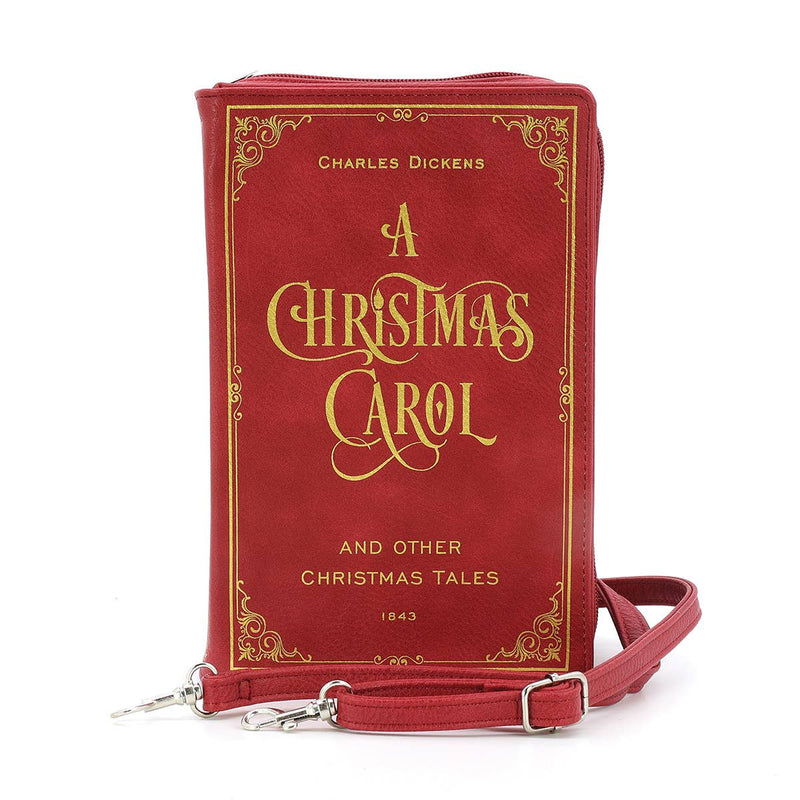 Quirks! Handbags A Christmas Carol Book Clutch Handbag