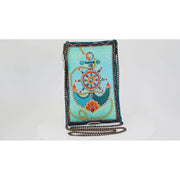 Quirks! Handbags Anchors Away Mini Crossbody by Mary Frances