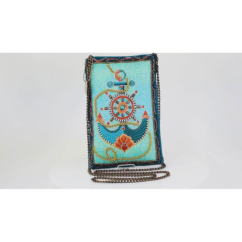 Quirks! Handbags Anchors Away Mini Crossbody by Mary Frances
