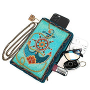 Quirks! Handbags Anchors Away Mini Crossbody by Mary Frances