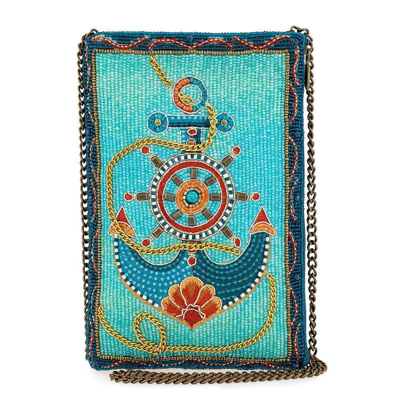 Quirks! Handbags Anchors Away Mini Crossbody by Mary Frances