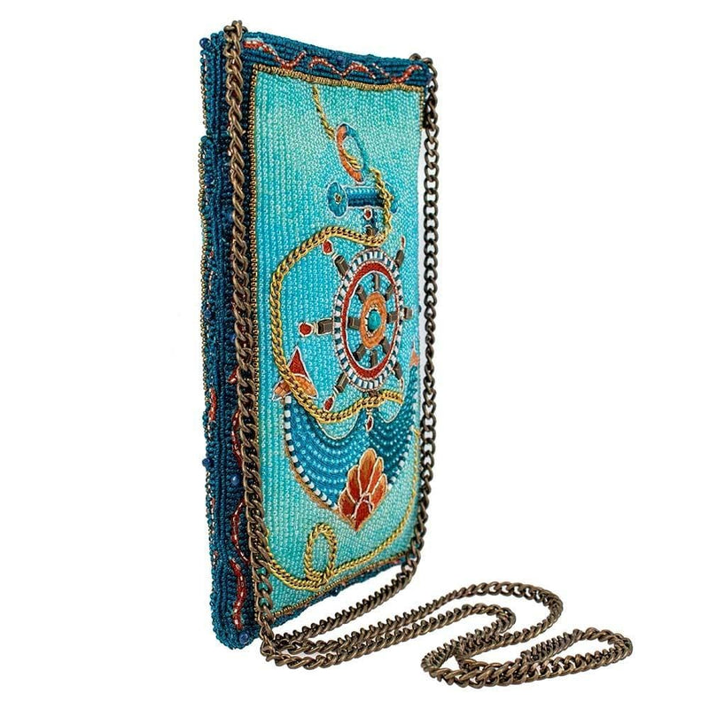 Quirks! Handbags Anchors Away Mini Crossbody by Mary Frances