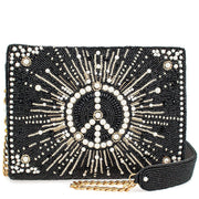 Quirks! Handbags Choose Peace Crossbody Handbag by Mary Frances