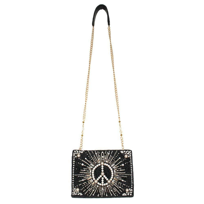 Quirks! Handbags Choose Peace Crossbody Handbag by Mary Frances
