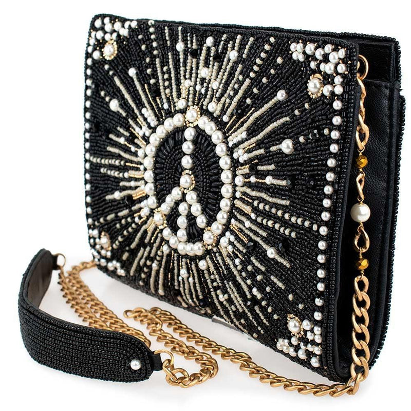 Quirks! Handbags Choose Peace Crossbody Handbag by Mary Frances