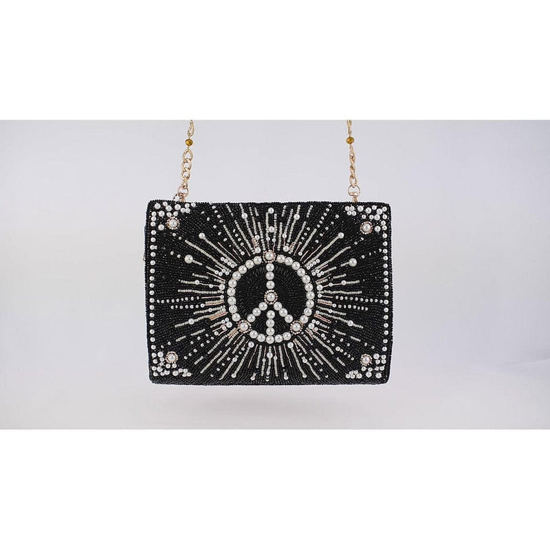 Quirks! Handbags Choose Peace Crossbody Handbag by Mary Frances