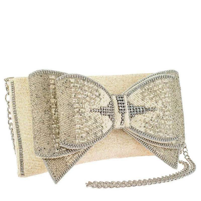 Quirks! Handbags Fancy Bow Clutch by Mary Frances