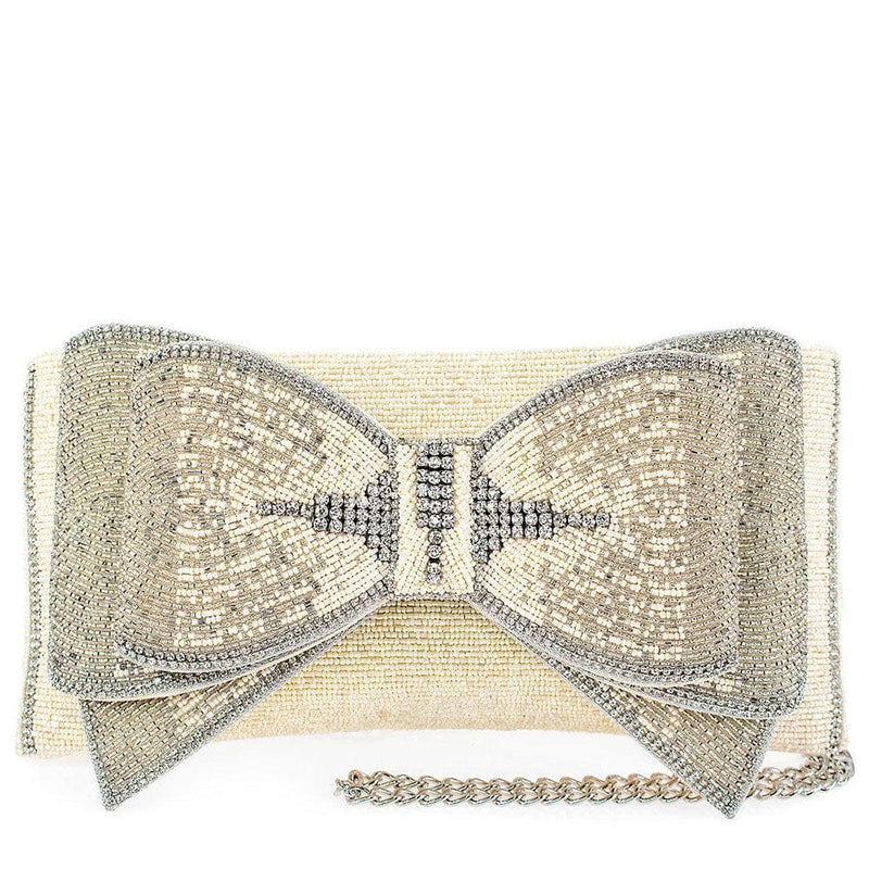 Quirks! Handbags Fancy Bow Clutch by Mary Frances