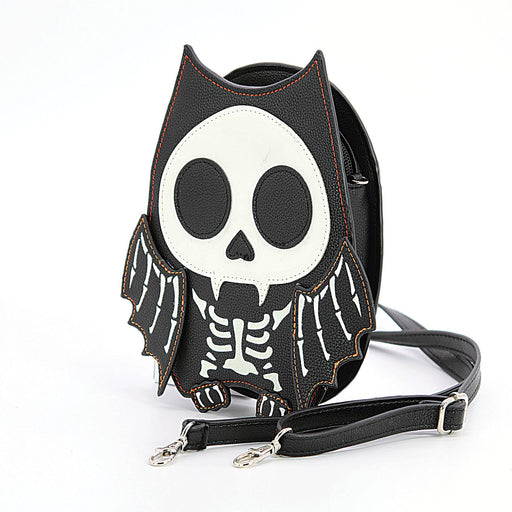 Quirks! Handbags Glow in the Dark Skeleton Bat Shoulder Bag