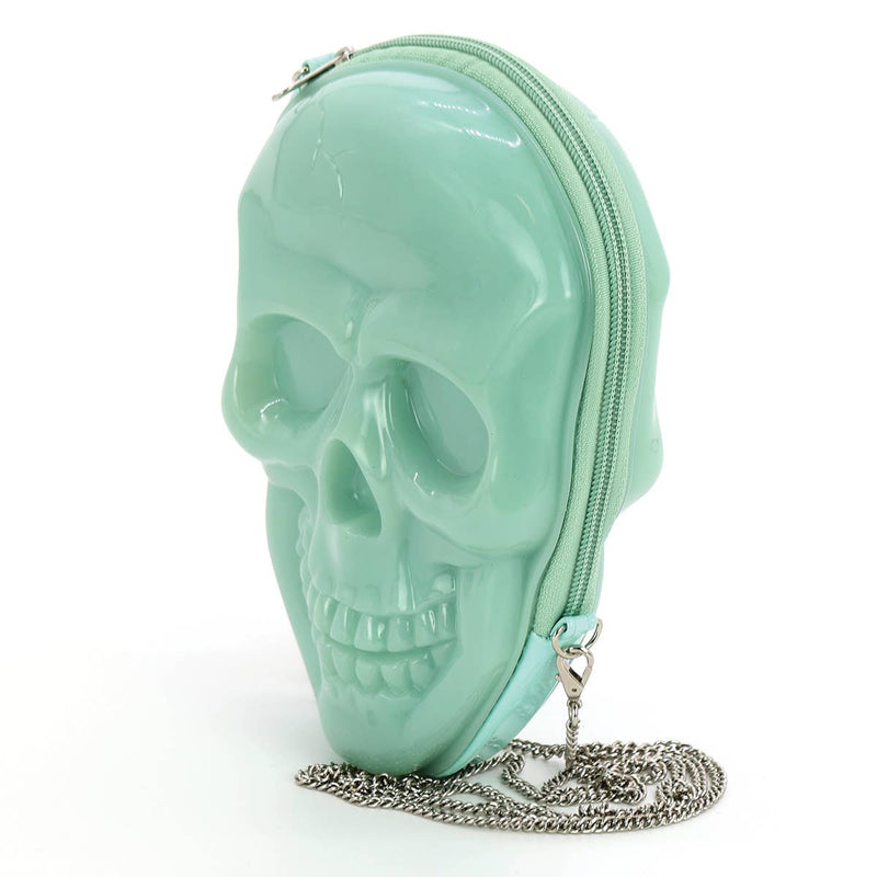 Quirks! Handbags Glow in the Dark Skull Head Crossbody Bag
