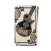 Quirks! Handbags Guitar Player Crossbody Phone Bag by Mary Frances
