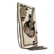 Quirks! Handbags Guitar Player Crossbody Phone Bag by Mary Frances