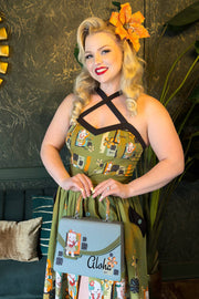 Quirks! Handbags Kewpie® X TOBS Hula Bamboo Handle Purse