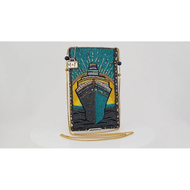 Quirks! Handbags Midnight Cruise Crossbody Phone Bag by Mary Frances