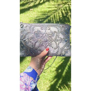 Quirks! Handbags Night Light, Pewter Mini Crossbody Handbag by Mary Frances