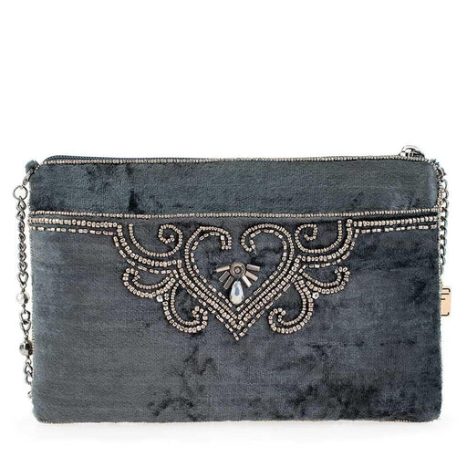 Quirks! Handbags Night Light, Pewter Mini Crossbody Handbag by Mary Frances