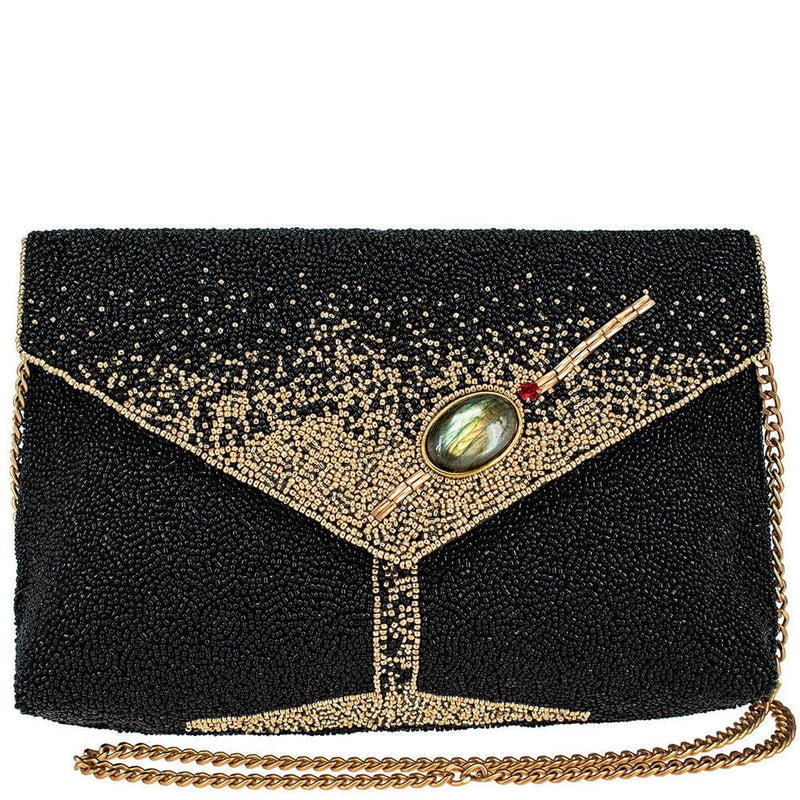 Quirks! Handbags Olive You Crossbody Clutch by Mary Frances