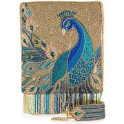 Quirks! Handbags Peacock Feathers Crossbody Handbag by Mary Frances