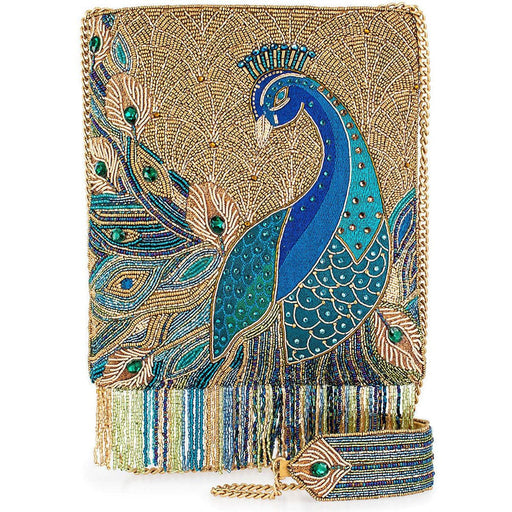 Quirks! Handbags Peacock Feathers Crossbody Handbag by Mary Frances