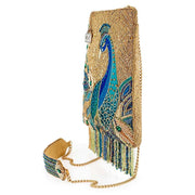 Quirks! Handbags Peacock Feathers Crossbody Handbag by Mary Frances