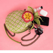 Quirks! Handbags Pineapple Island Crossbody Handbag by Mary Frances