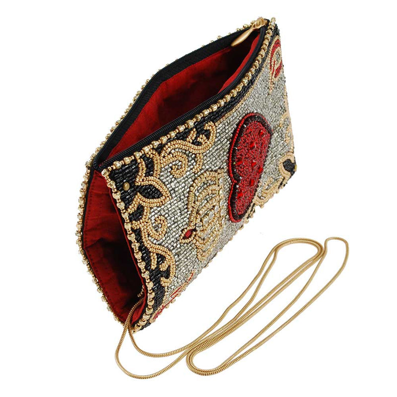 Quirks! Handbags Queen of Hearts Crossbody Phone Bag