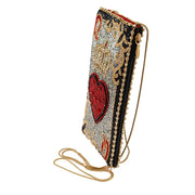 Quirks! Handbags Queen of Hearts Crossbody Phone Bag